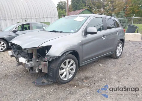 2014 Mitsubishi Outlander Sport Se из США, поврежденный, VIN 4A4AR4AU9EE026148